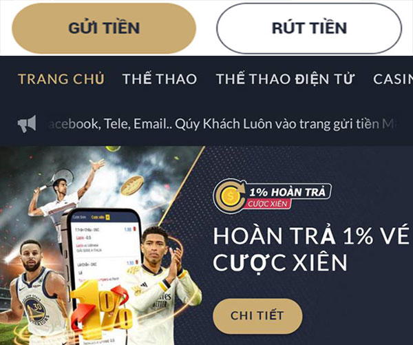 Rút tiền M88